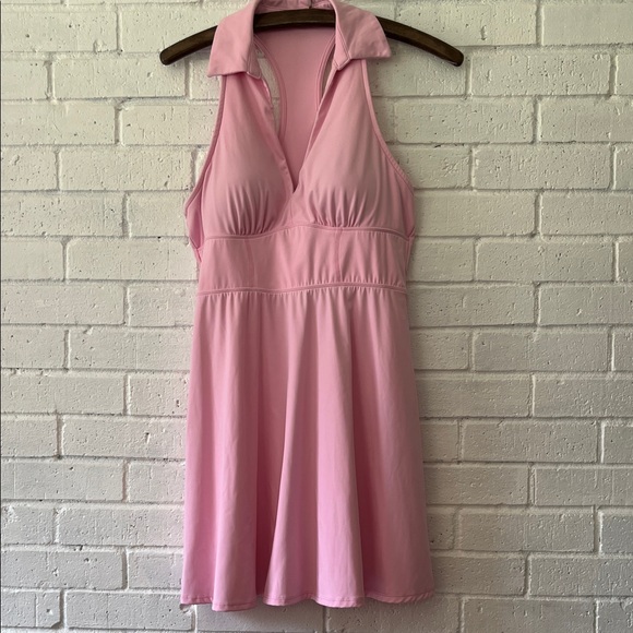 Source Unknown Dresses & Skirts - Source Unknown Pink Sleeveless Razorback Mini Dress Women’s L Activewear FLAWED